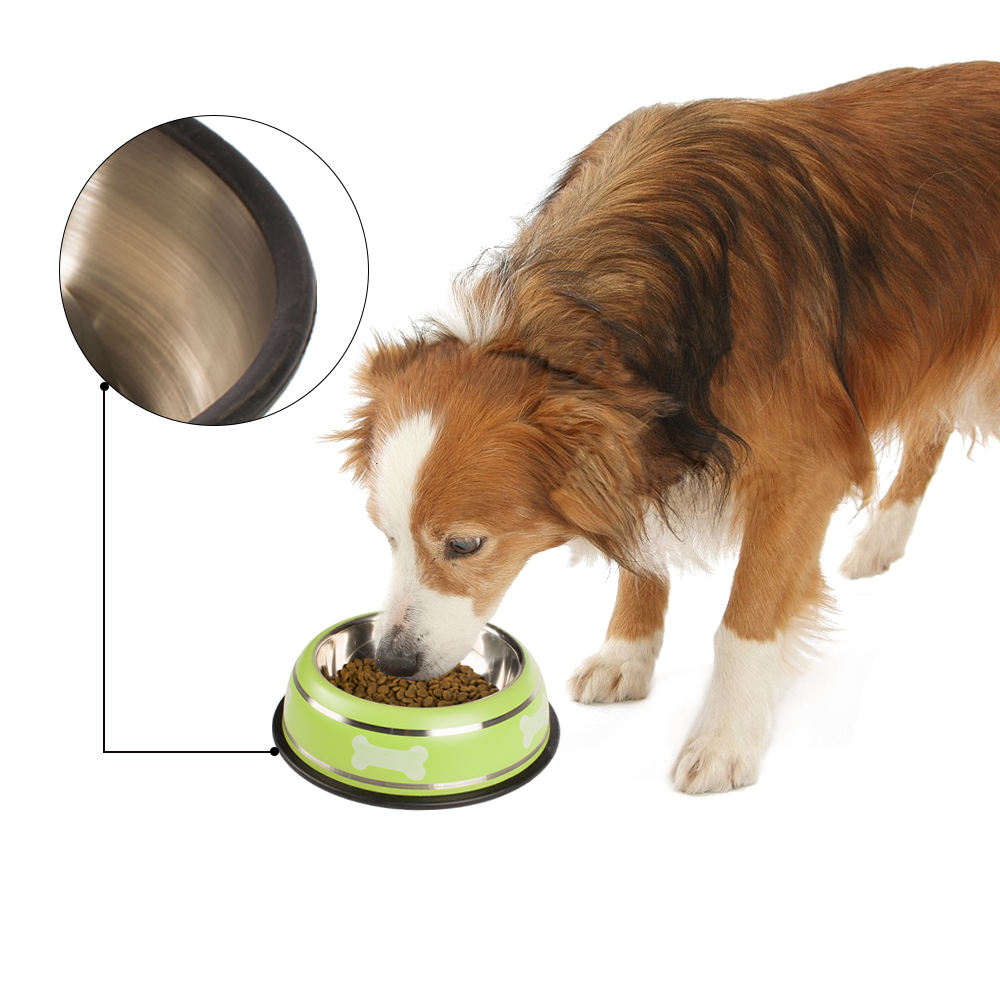 Wholesale Custom Fashion Stainless Steel Pet Dog Bowl Pet Dog Food Water Feeder