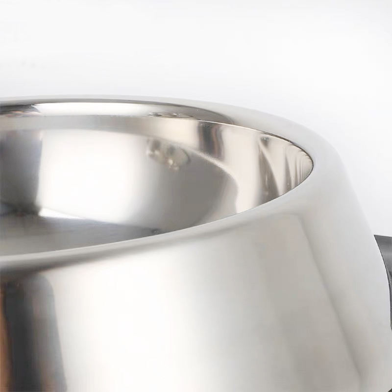 Manufacturer Custom Slanted Design Stainless Steel Dog Bowl