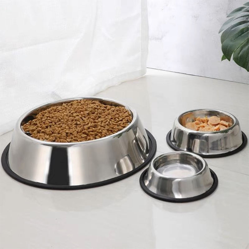 Manufacturer Custom Slanted Design Stainless Steel Dog Bowl