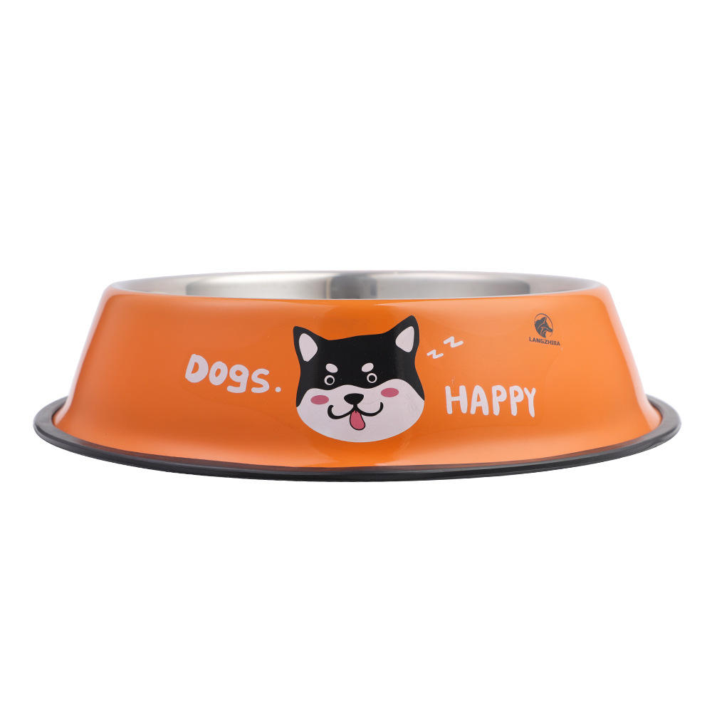 Manufacturer Custom Printed Metal Stainless Steel Dog Bowl