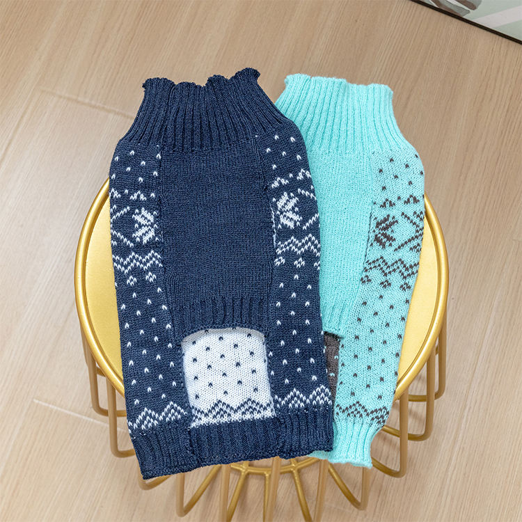 High Quality Autumn Winter Warm Knitted Acrylic Comfortable Dog Sweater