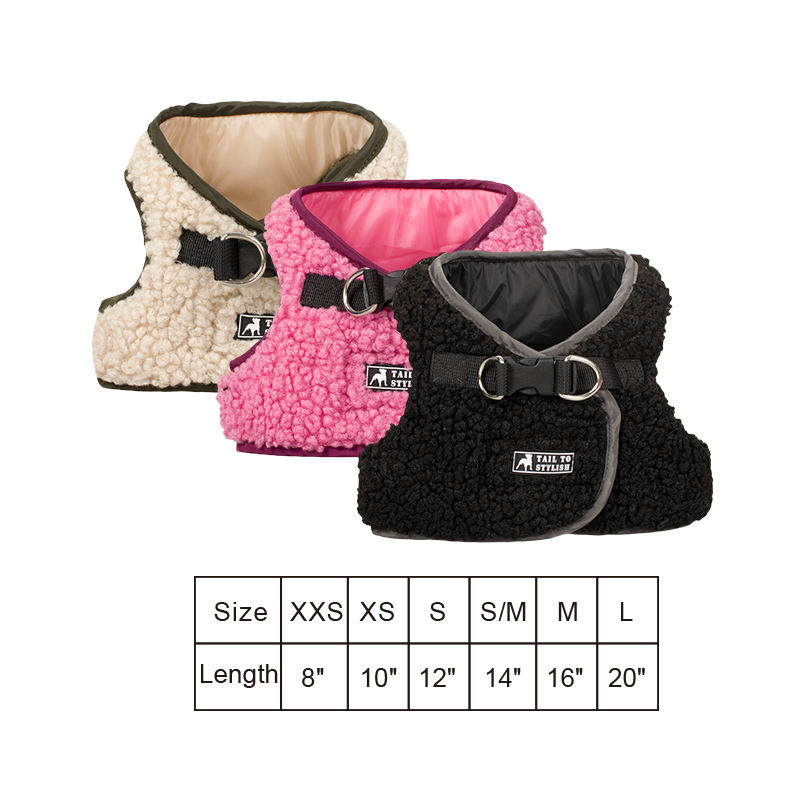 Wholesale Custom Warm Plush Pet Coat Jacket Dog Clothes