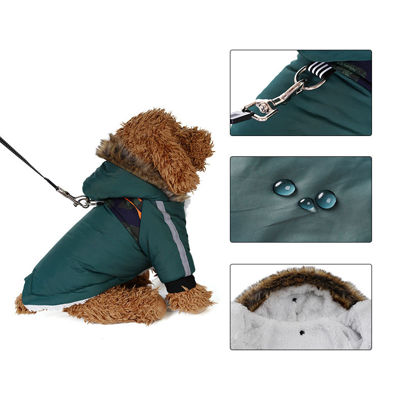 Wholesale Custom Winter Warm Outdoor Sport Dog Coat