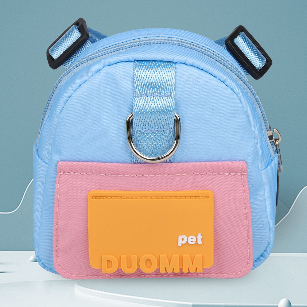 New Design Pet Supplies Adjustable Puppy Backpack Factory Price Cartoon Dog Bag Outdoor Travel Portable Dog Pet Small Bags