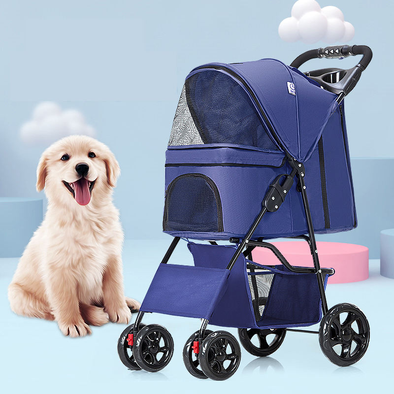 Small Umbrella Pet Stroller Super Light Dog Stroller