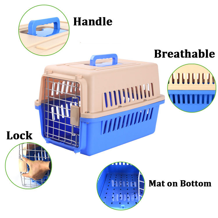 Wholesale Custom Durable Travel Pet Carrier Outdoor Portable Airline Pet Cage