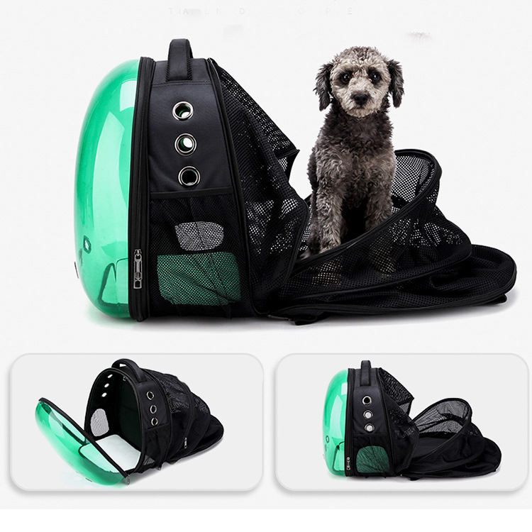 Wholesale Custom New Design Transparent Breathable Pet Backpack Outdoor Travel Pet Carrier Bag