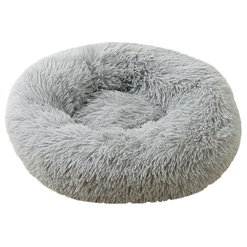 Autumn Winter Comfortable Plush Cat Beds Soft Dog Washable Donut Cuddler Multiple Sizes Sleeping Bed