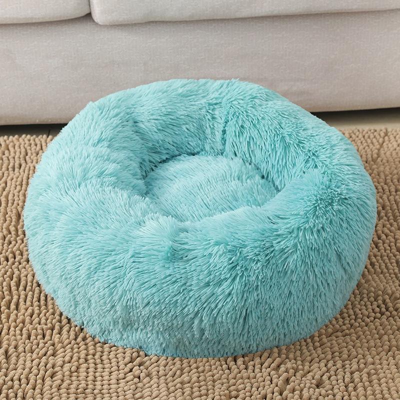 Autumn Winter Comfortable Plush Cat Beds Soft Dog Washable Donut Cuddler Multiple Sizes Sleeping Bed