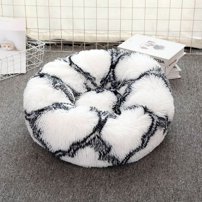 Autumn Winter Comfortable Plush Cat Beds Soft Dog Washable Donut Cuddler Multiple Sizes Sleeping Bed