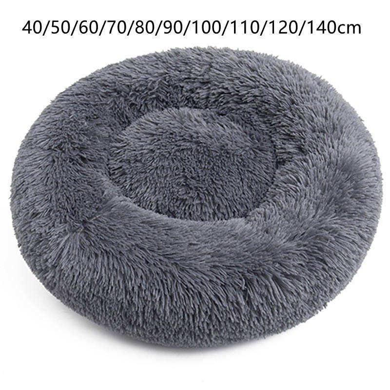 Manufacturer Wholesale Plush Fluffy Large Donut Dog Beds Large Dog Sofa Luxury Pet Bed