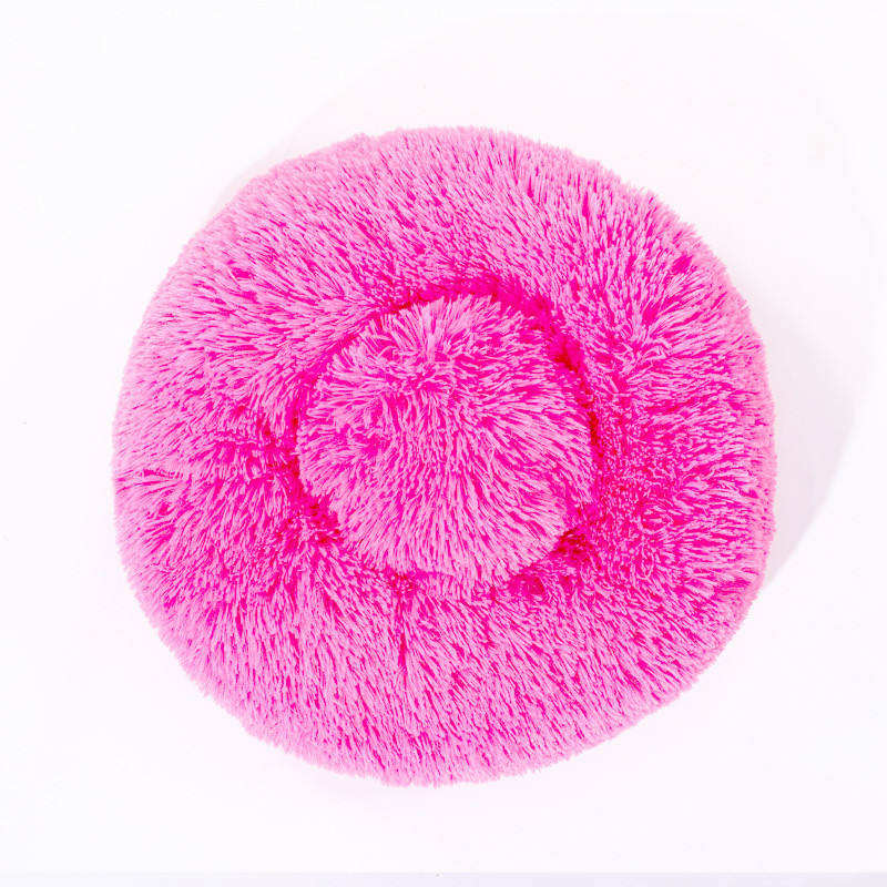 Manufacturer Wholesale Plush Fluffy Large Donut Dog Beds Large Dog Sofa Luxury Pet Bed