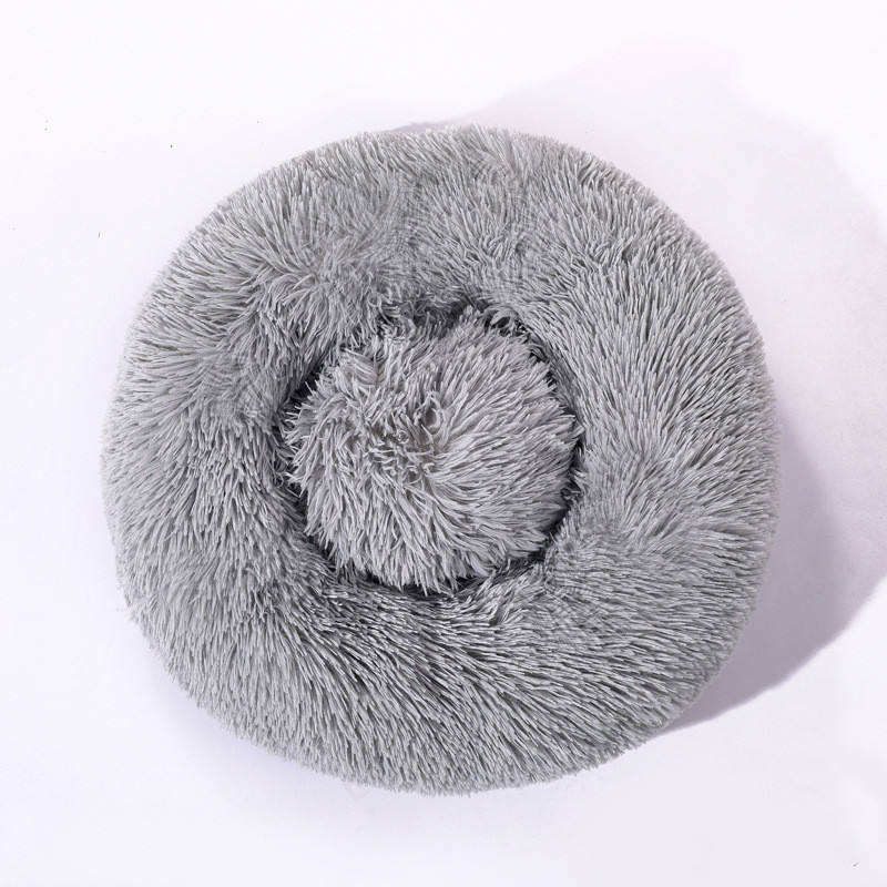 Manufacturer Wholesale Plush Fluffy Large Donut Dog Beds Large Dog Sofa Luxury Pet Bed