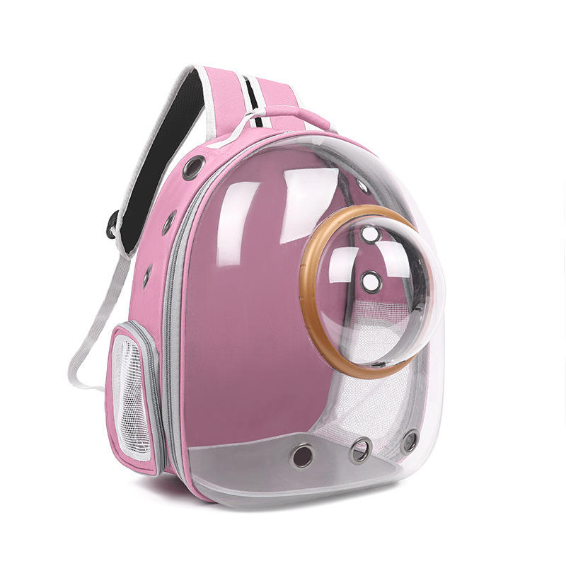 Wholesale Breathable Transparent Cat Dog Space Capsule Multiple Color Pet Travel Backpack Carrier Bag