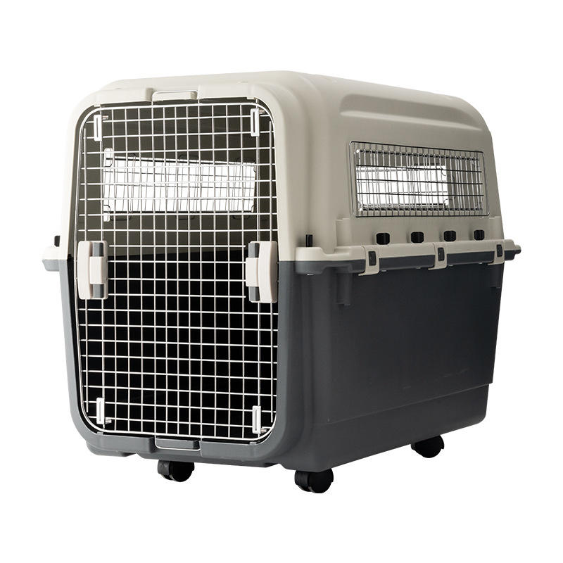 High Quality Air Carrier Dog Travel Transport Handheld Plastic Pet Flight Crate Flight Box