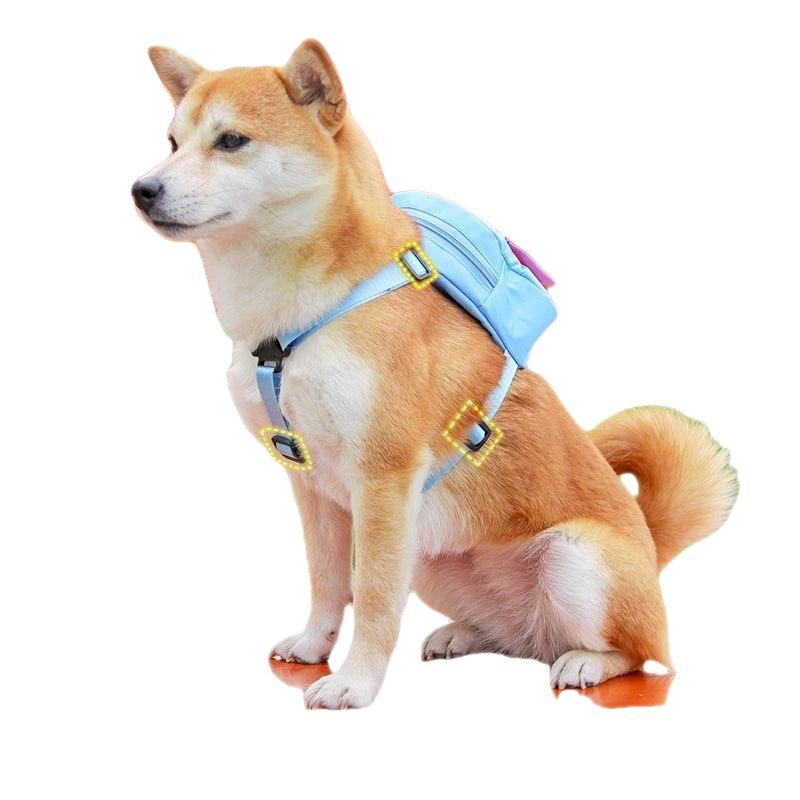 2023 Hot Selling Pet Backpack Portable Bag Cartoon Dog Bag Outdoor Travel Dog Small Backpack Pet Supplies Wholesale