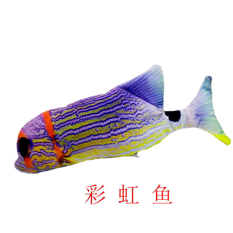 Popular Electric Usb Rechargeable Simulation Interactive Realistic Fish Swing Tail Plush Funny Fish Cat Pet Toy