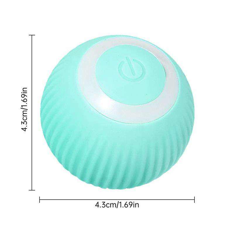 Best Selling Smart Cat Toys Automatic Rolling Ball Electric Led Light Interactive Cats Training Rotating Toys Ball