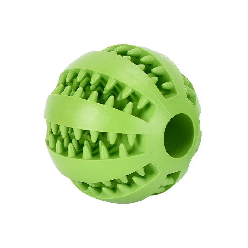 Hot Sale Eco-friendly Rubber Tooth Cleaning Food Snacks Feeding Interactive Dog Balls Toy Dog Toys Dog Accessories