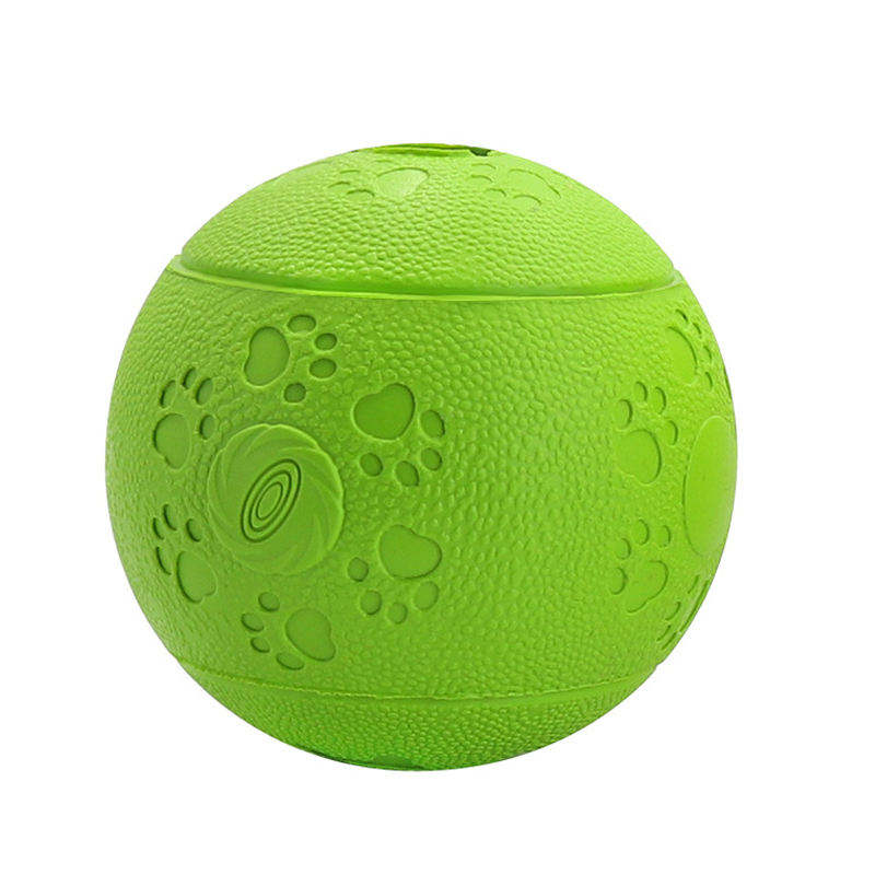 High Quality Bite Resistant Food Snack Treat Rubber Ball Pet Ball Dog Chew Toy