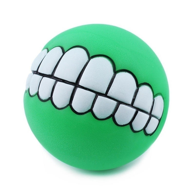 Pet Supplies Toys Squeaking Ball Teeth Chew Toy Funny Pets Dog Puppy Cat Ball