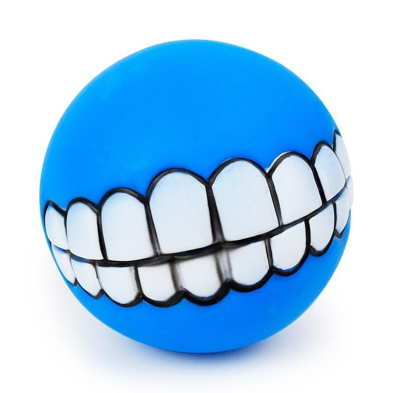 Pet Supplies Toys Squeaking Ball Teeth Chew Toy Funny Pets Dog Puppy Cat Ball