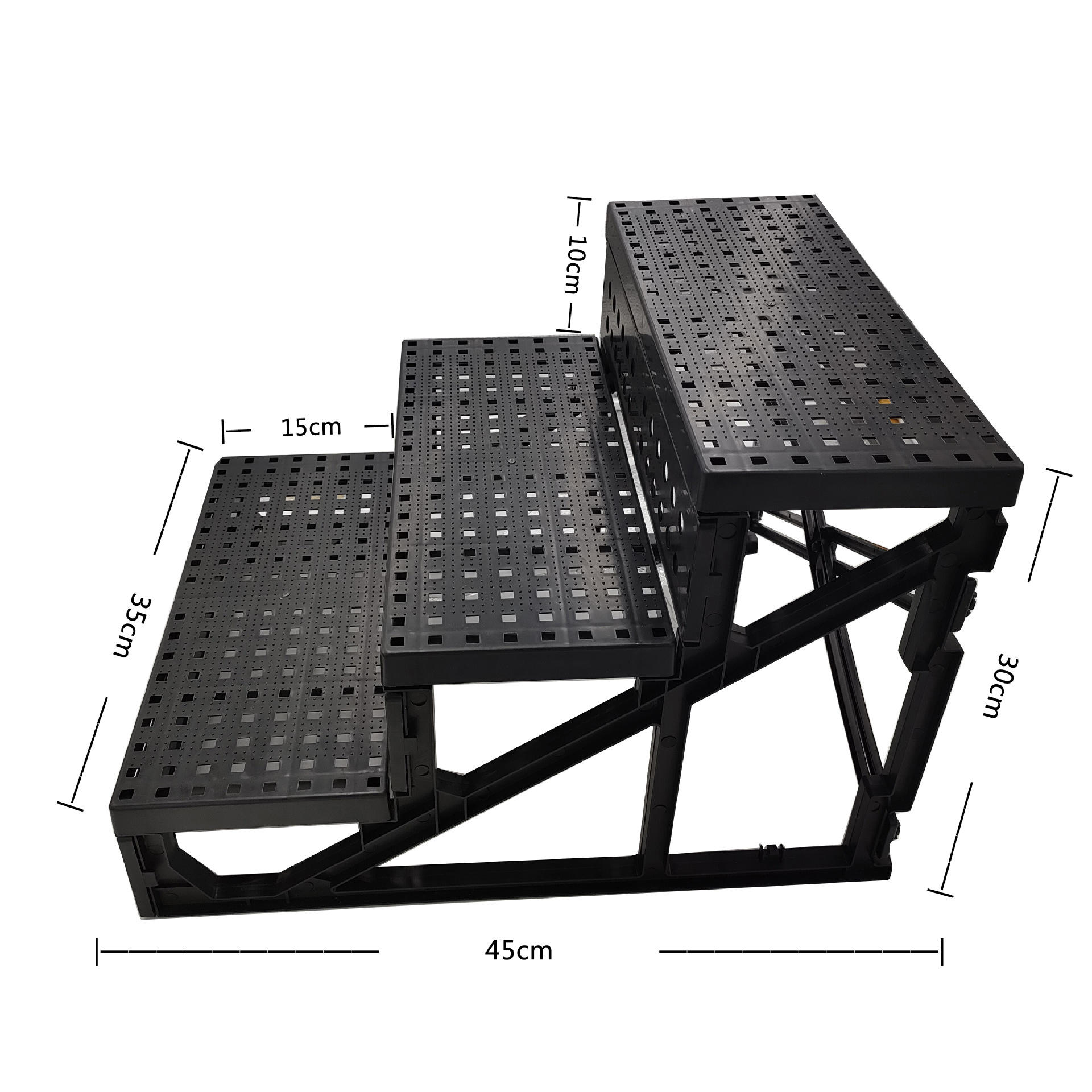 Best Seller Sustainable Portable Removable Detachable Dog Cat Stairs 3 Steps Pet Wooly Cover Soft Step Ramp Ladder