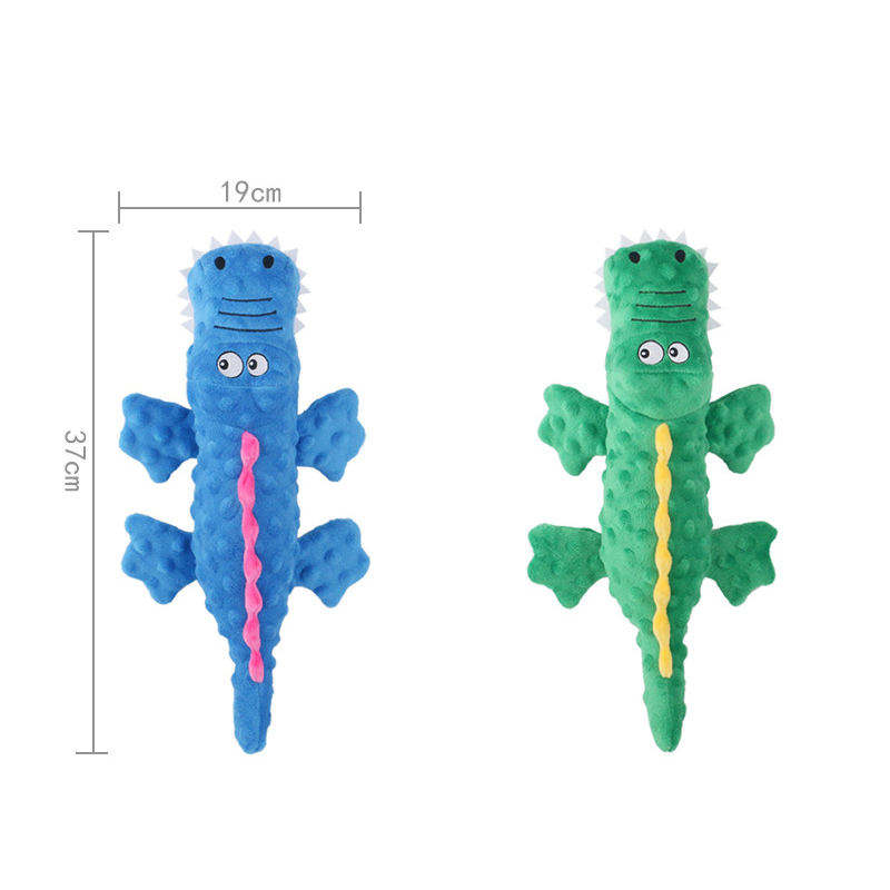 New Arrival Pets Stuffed Animal Gift Crocodile Cotton Plush Squeaky Puppy Dog Cute Toys