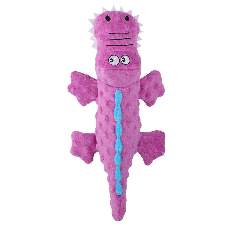 New Arrival Pets Stuffed Animal Gift Crocodile Cotton Plush Squeaky Puppy Dog Cute Toys