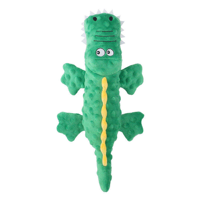 New Arrival Pets Stuffed Animal Gift Crocodile Cotton Plush Squeaky Puppy Dog Cute Toys