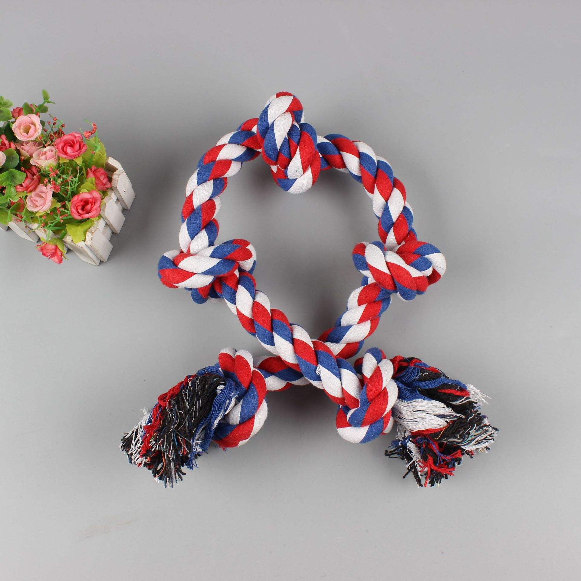 Durable Dog Chew Rope Toys For Aggressive Chewers Dental Toys Puppy Dog Rope Toy For Playing