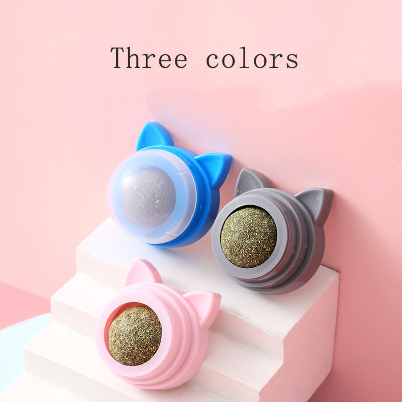 Multifunctional Rotating Molar Teeth Cleaning Cat Mint Catnip Ball Catnip Ball Toys Avocado Catnip Ball