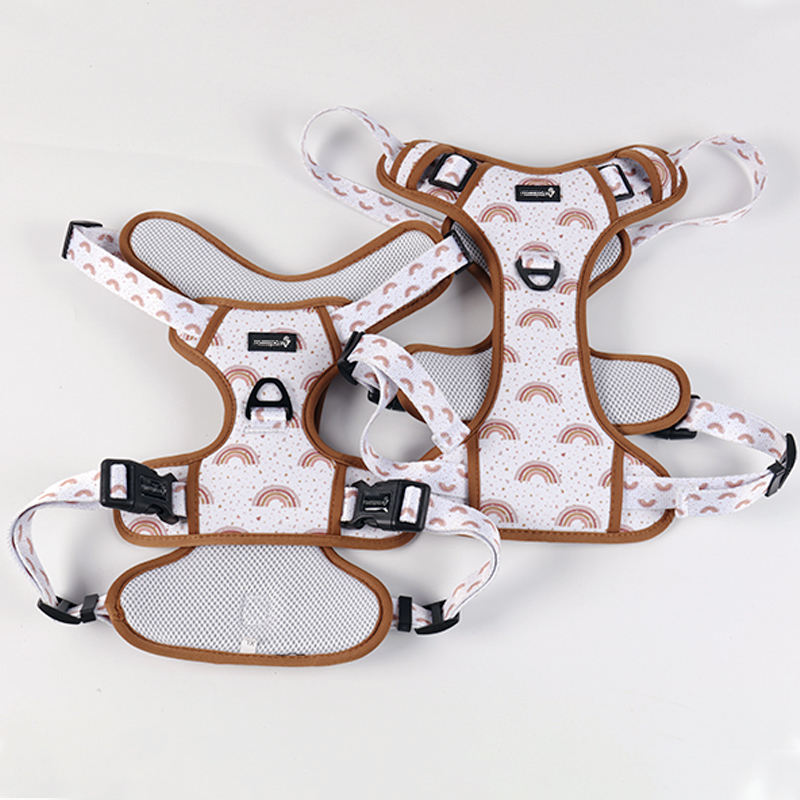 Big Dog Harness No Pull Adjustable Reflective Durable Quality Design Pet Leash Collar And Harness Set For Medium And Large Dog