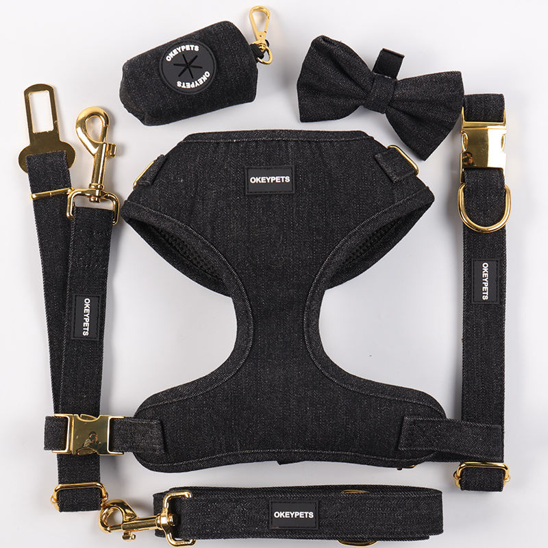 Hot Sale Dog Set Harness Leash Luxury Dog Harness Set For Small Medium Pet