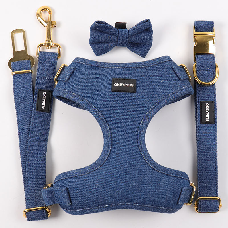 Wholesale Custom Designers Luxury Dog Harness Set Adjustable Wholesale Dog Harness And Leash Set