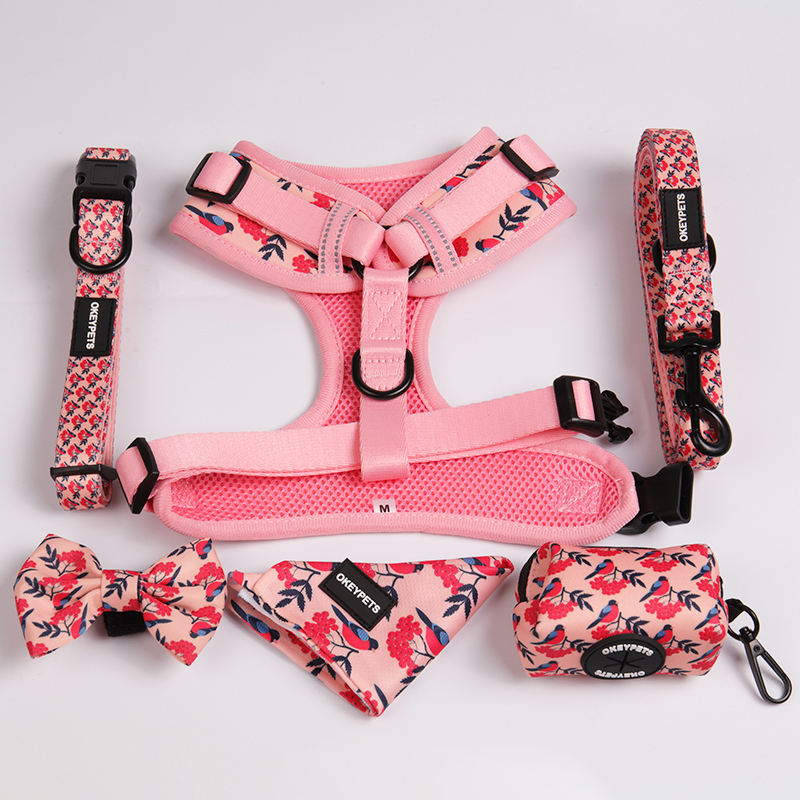 Neoprene Dog Long Harness Custom Logo Dog Harness Set Custom Logo Design