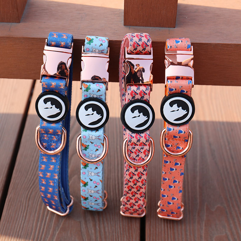 Oem Custom Design Luxury Personalized Logo Adjustable Pet Smart Neoprene Dog Collar