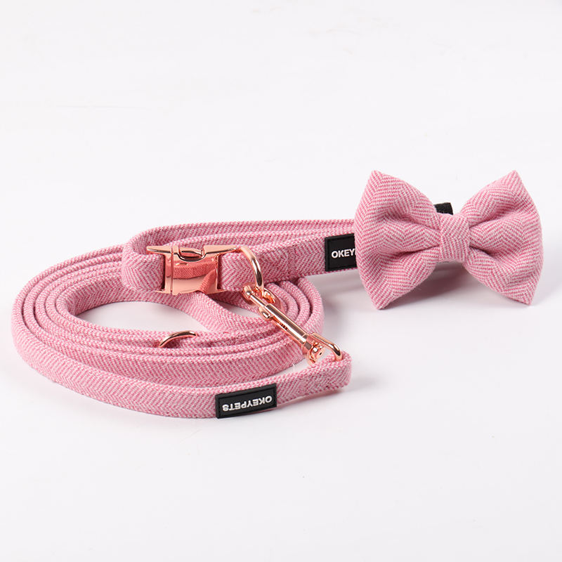 Oem Custom Color Dog Collar Neoprene Pink Leash Luxury Personalized Logo Adjustable Pet Blank Plain Dog Collar