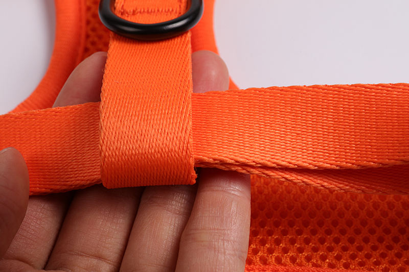 High Quality Luxury Neoprene Padded Mesh Small Pet Harnesses Dog Harness Collar With Oem Pattern