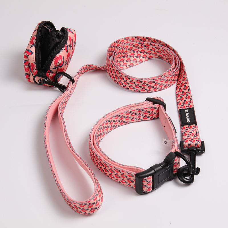 Custom Pattern Pet Cat Neck Collar Luxury Designer Padded Small Dog Collar