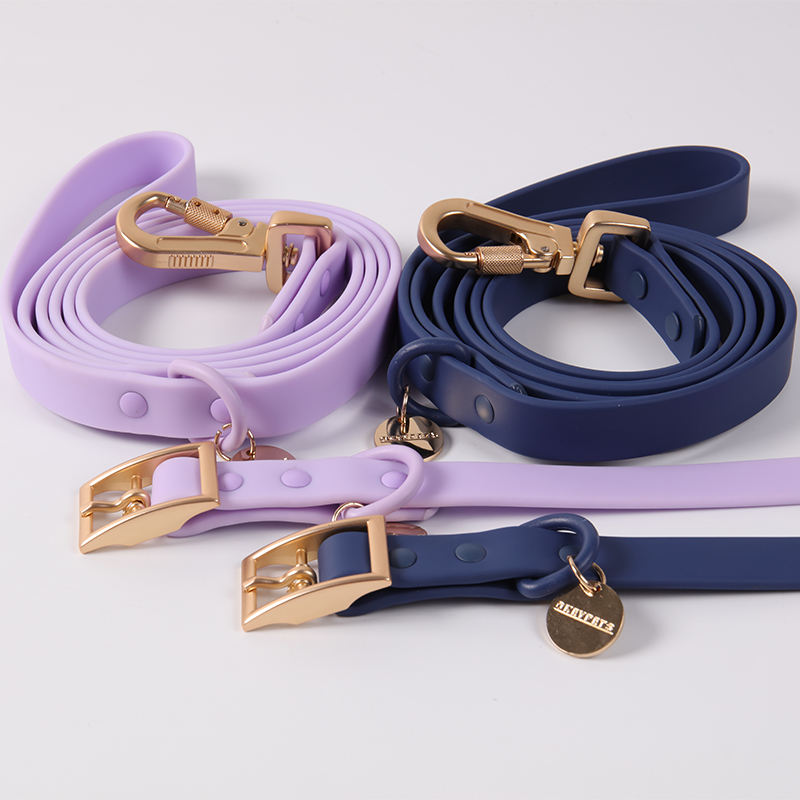 Solid Color Adjustable Tpu Pvc Coated Webbing Strap For Collar Dogs And Leashes Waterproof