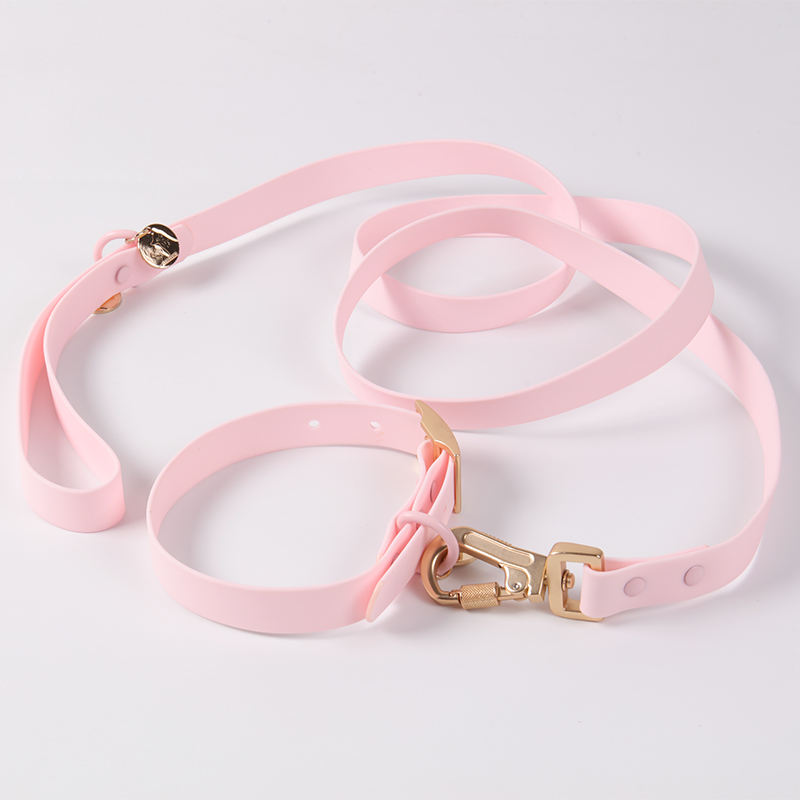 Sublimated New Style Classic Blank Color Adjustable Pvc Dog Neck Collar Bulk Leash Lead Set