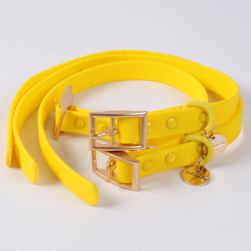 Oem New Pvc Coated Webbing Pet Collar Customisable Rubber Print Plain Wide Dog Neck Collar