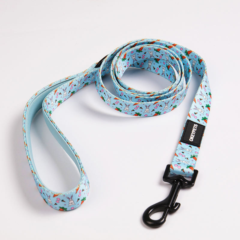 Strong Handle Neoprene Padded Personalized Design Durable Multi Function Adjustable Dog Leash