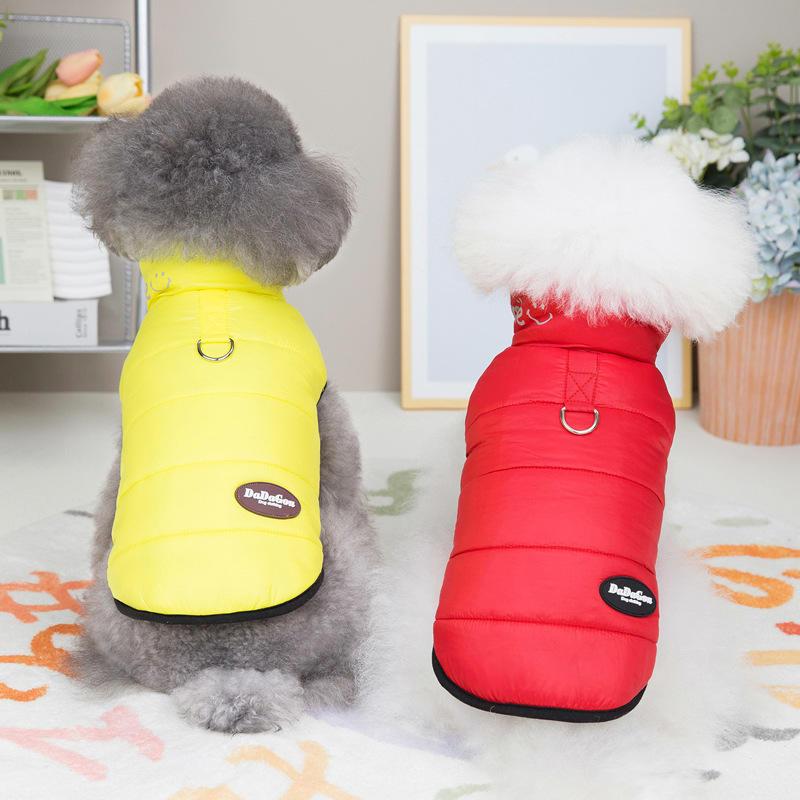 Five Colors Comfortable New Style Fashion Designer Dog Jackets Winter Pet Clothes