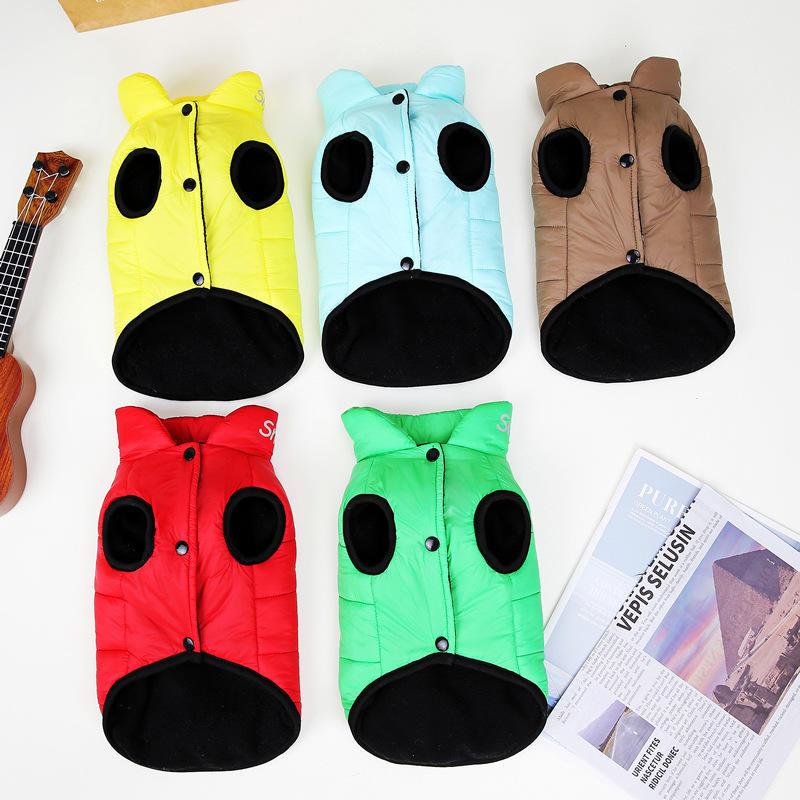 Five Colors Comfortable New Style Fashion Designer Dog Jackets Winter Pet Clothes