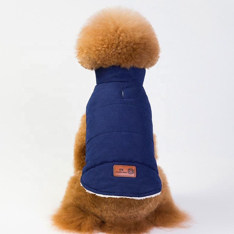 British Style Thicken Warm Comfortable Simply Warm Dog Coats Pet Clothes