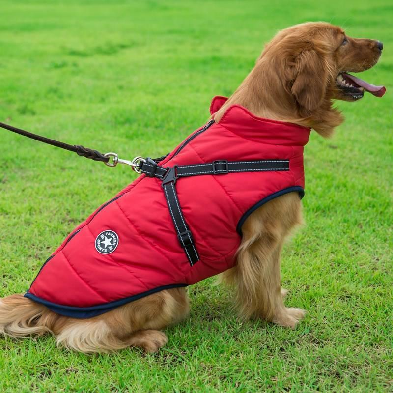 Dog Coat For Cold Weather Dog Clothes Jacket With Reflective Trim Large Dog Clothing