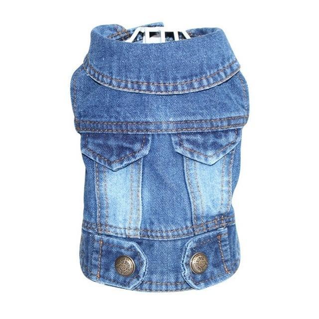 Fashion Wholesale New Cool Pet Vest Clothes Cowboy Dog Jeans Jacket