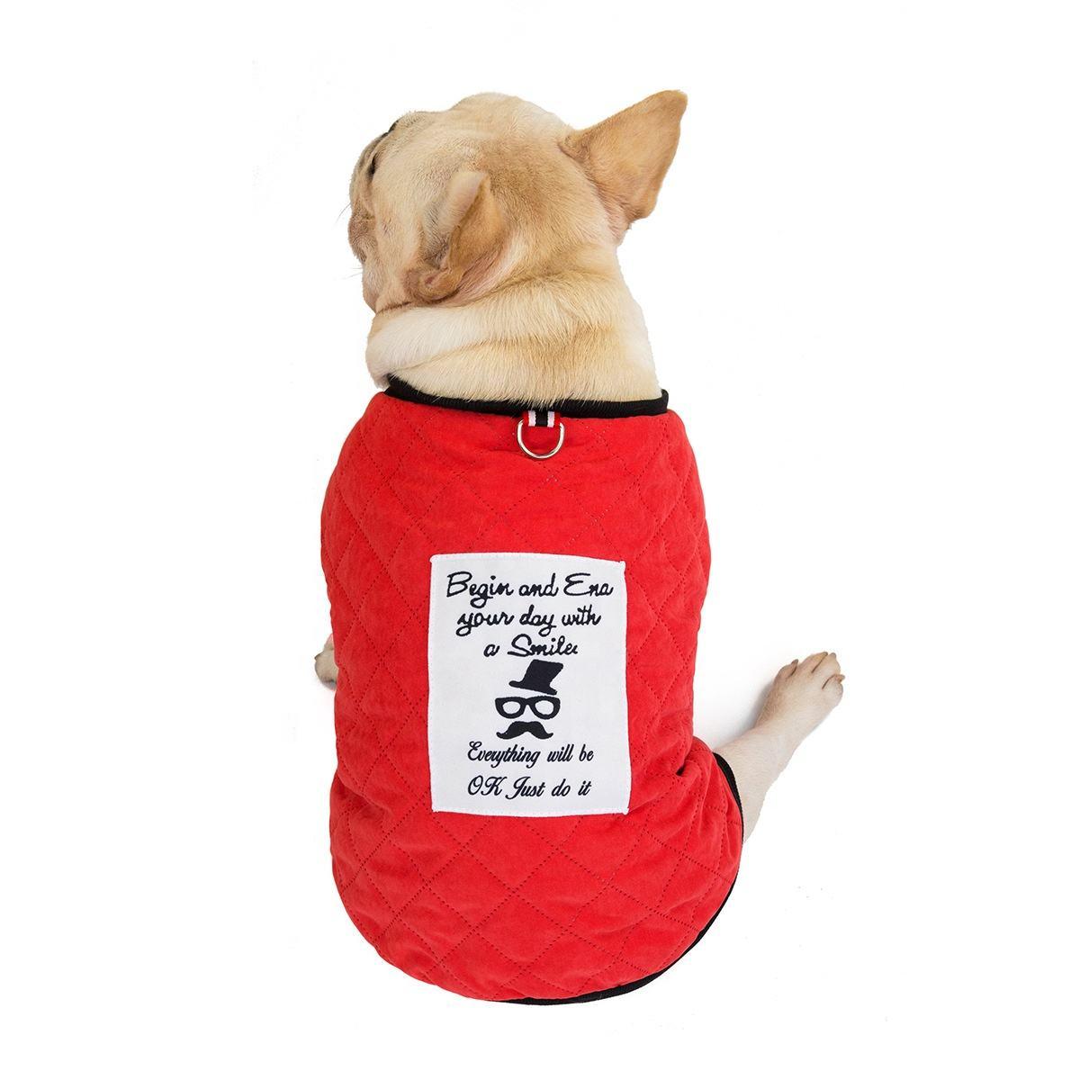 High Quality Autumn Cotton Coat Designer Cheap Customizable Winter Cloth For Dogs